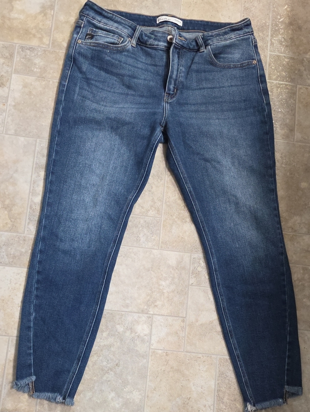 Maurices Dark Blue Ankle Skinny Jeans